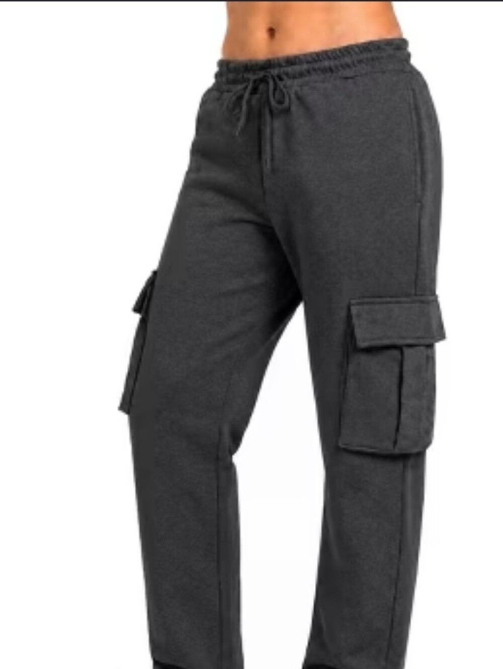 Galaxy By Harvic's twill joggers In Grey.